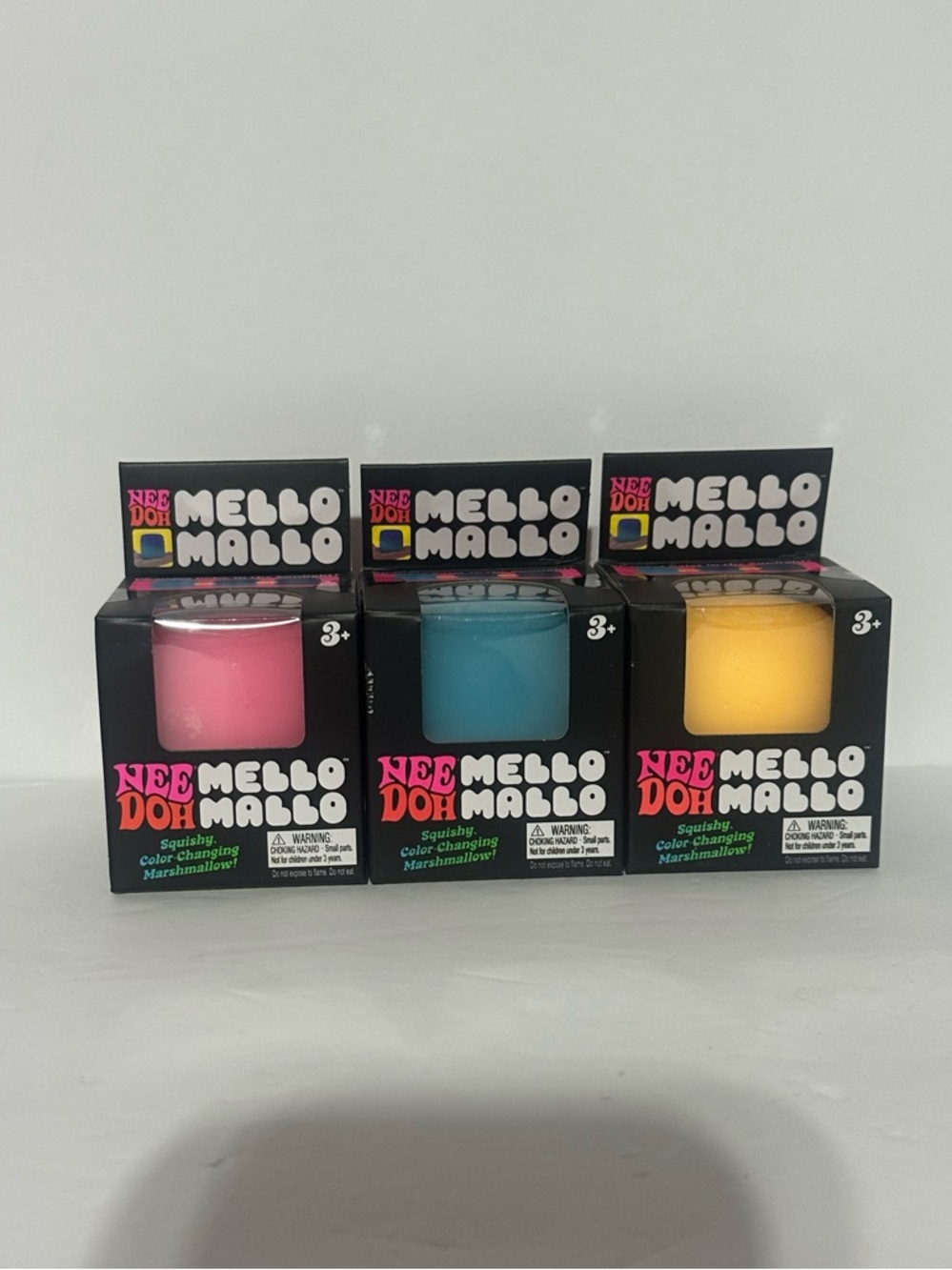 LAST CHANCE! FINAL SALE! Needoh Mello Mallo Color-Changing Marshmallow - Bundle